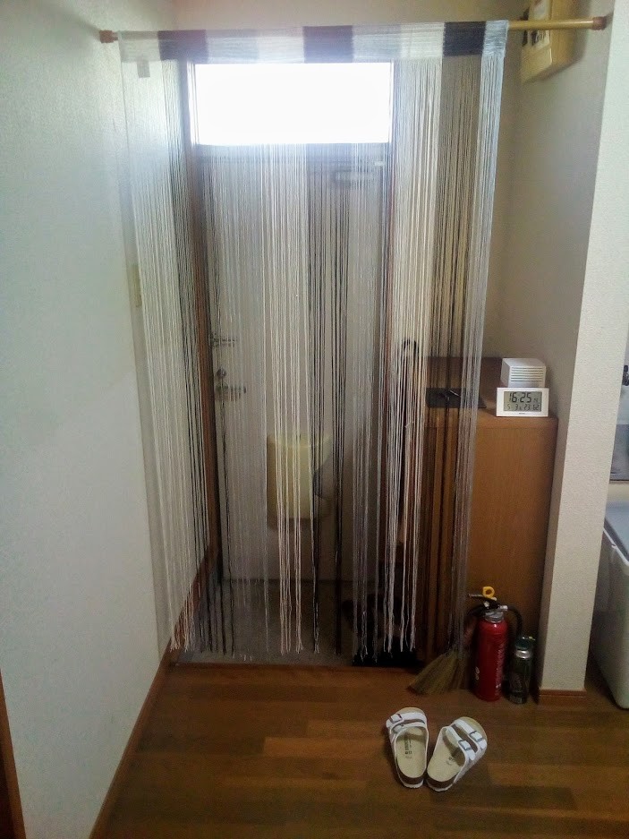 ひものれん設置 南考学