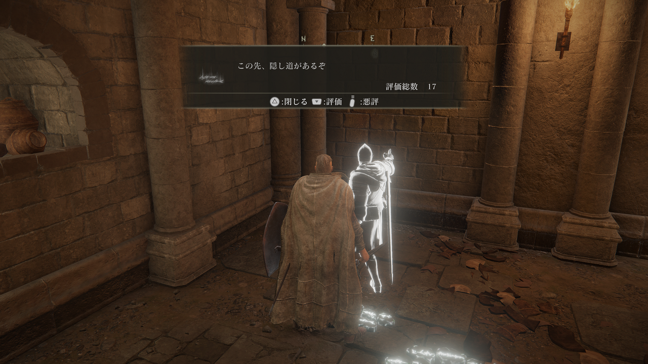 ワイ エルデンリングで この先 隠し道があるぞ のメッセージだけ評価が伸びまくる