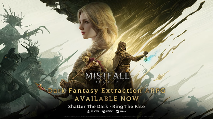 ダークファンタジーPvPvE脱出アクションRPG『Mistfall Hunter』7/30本日発売。3人のチームを結成してプレイ可能（ソロプレイも可能）