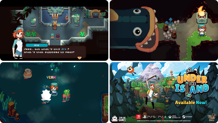 Under the Island ニアと不思議な歯車 4枚のスクリーンショット