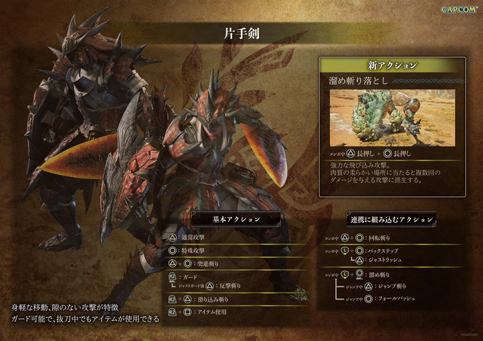 モンスターハンターワイルズ 片手剣