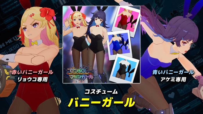 コスチューム「バニーガール」2色セット