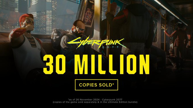 『サイバーパンク2077』世界累計販売本数3000万本突破、『ウィッチャー３』続編プロジェクトも本格的な製作段階に