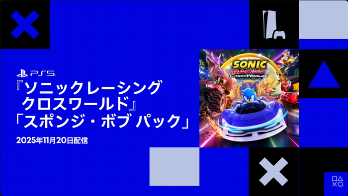 ソニックレーシング クロスワールド_スポンジボブコラボ