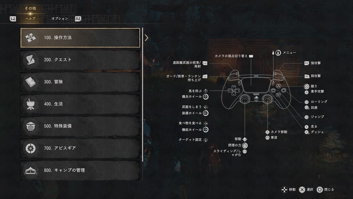 紅の砂漠 ボタン配置