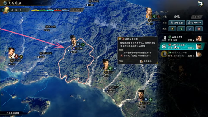 大義名分　尼子