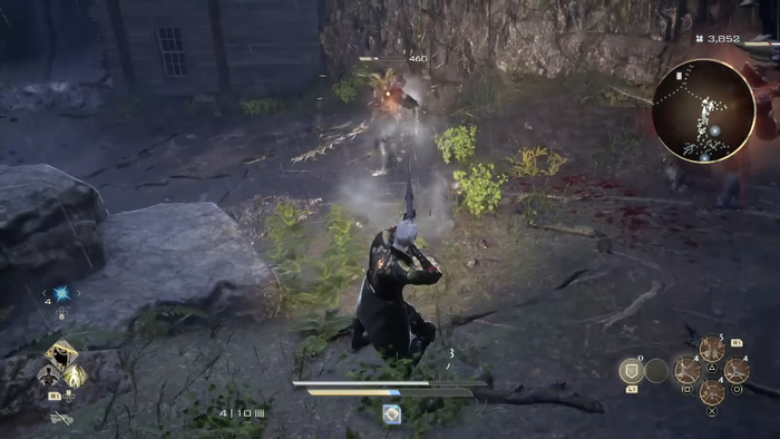 銃剣での戦闘シーン