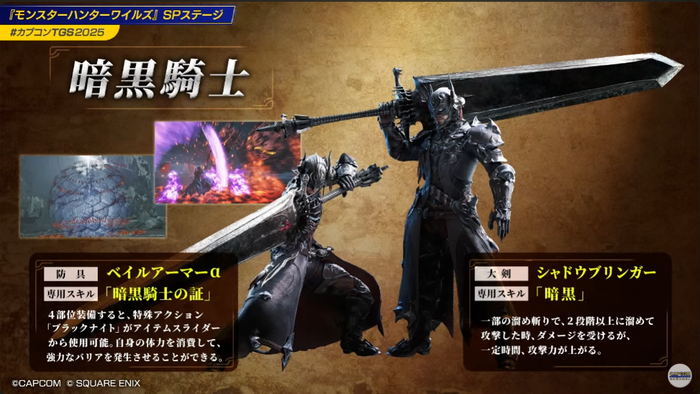 「暗黒騎士」ハンター装備