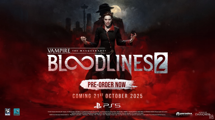 現代シアトルを舞台にしたヴァンパイアRPG『 Vampire: The Masquerade - Bloodlines 2』2025/10/22に発売決定!PSStoreでプレオーダーも開始、デラックスエディション、プレミアムエディションも