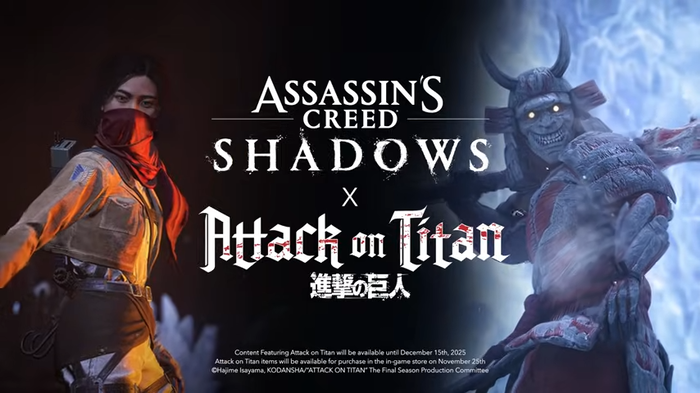 『アサシン クリード シャドウズ』『進撃の巨人』コラボ
