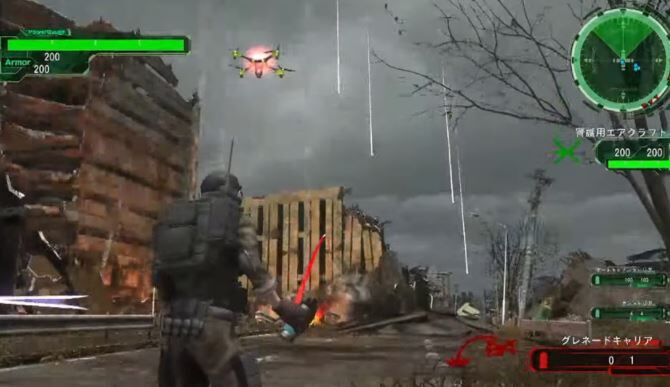 地球防衛軍6 ドローン