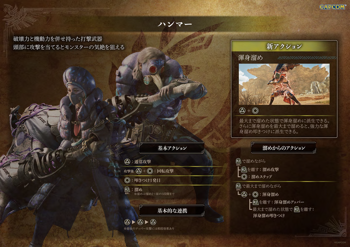 モンスターハンターワイルズ ハンマー