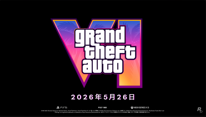 2026/5/26発売予定『グランド・セフト・オートVI』新トレーラー公開!既にYoutube再生回数は約6400万オーバー、公式サイトでは各キャラクター&バイスシティの情報も追加