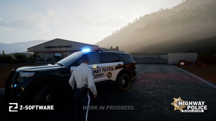アメリカの警察官になって高速道路をパトロール！『Highway Police Simulator』12/5より発売