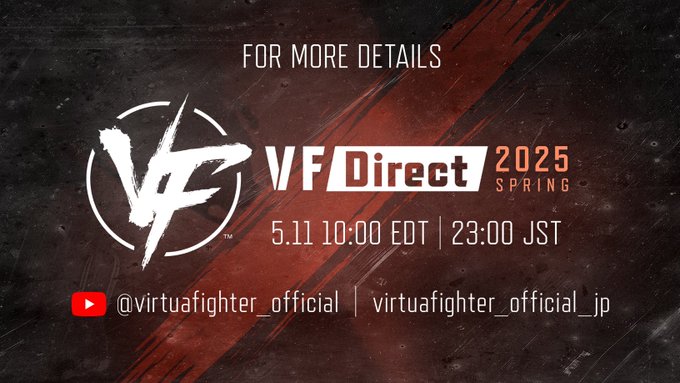 本日5/11 23時より「VF Direct 2025 SPRING」が世界同時配信!『New VIRTUA FIGHTER Project』に関する続報あるか?