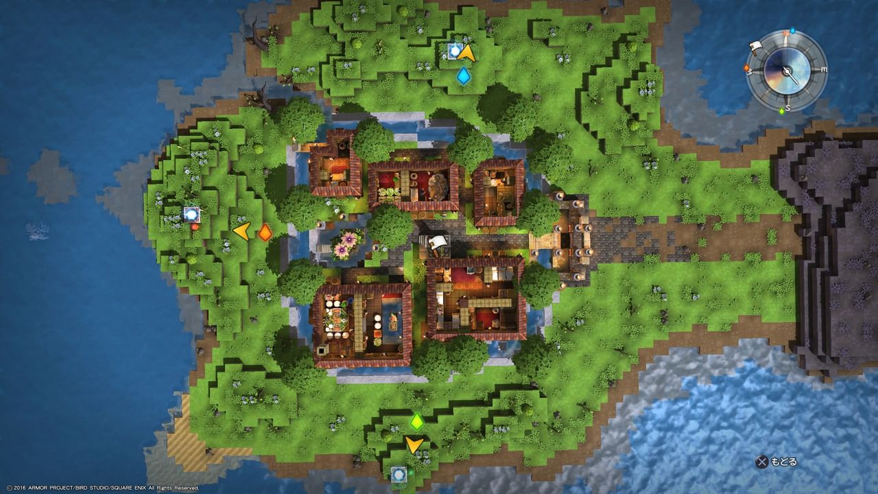 ドラクエビルダーズ 凄すぎ建築21 リムルダールを再現 丘の上の家 瀬戸大橋 Dqb ゲームをレンタルできるゲーム屋さん