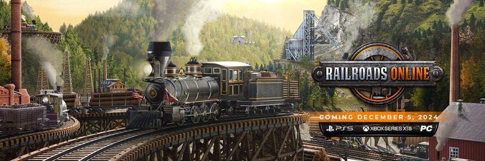 オープンワールド鉄道建設シミュレーションゲーム『Railroads Online』12/5本日発売