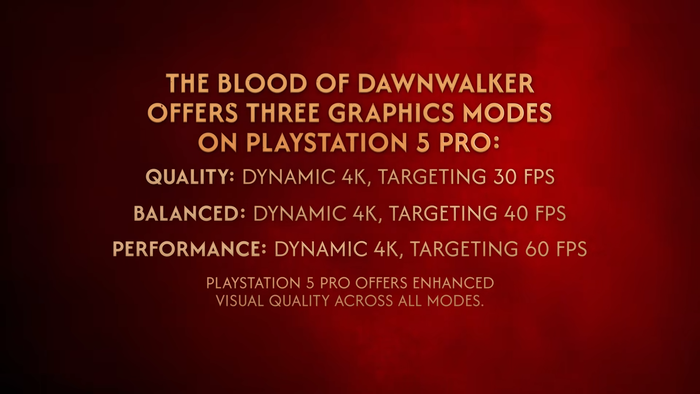 The Blood of Dawnwalker　ps5pro スクリーンショット1