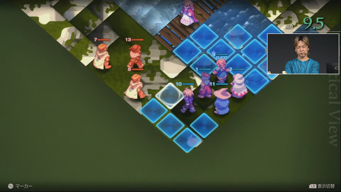 実機プレイ「ゼイレキレの滝」_タクティカルビュー