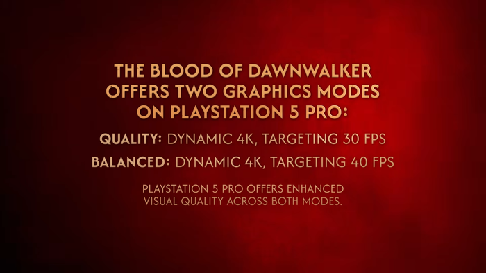 The Blood of Dawnwalker — Console Footage　PS5Pro