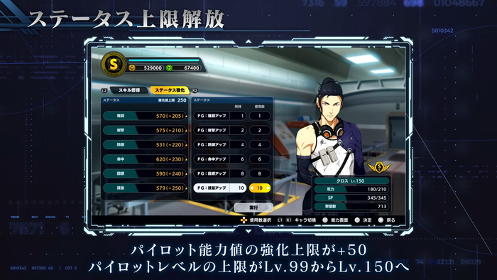 ステータス上限解放