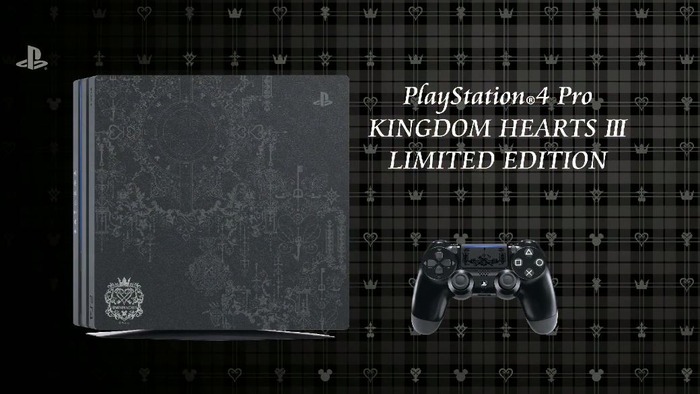 『キングダムハーツ3』PS4 Pro限定モデル｢キングダムハーツ3 LIMITED EDITION｣が発売決定！KH3シリーズ全作同梱の