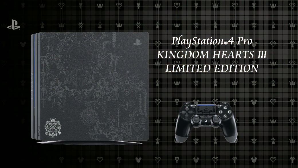 『キングダムハーツ3』PS4 Pro限定モデル｢キングダムハーツ3 LIMITED EDITION｣が発売決定