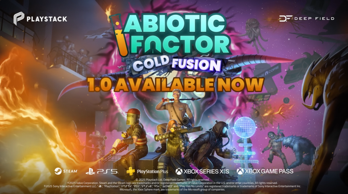 協力型オープンワールドサバイバルクラフト 『Abiotic Factor』7/23本日リリース&ゲームカタログ入り!科学の力で侵略された施設を生き抜く「圧倒的好評」タイトル