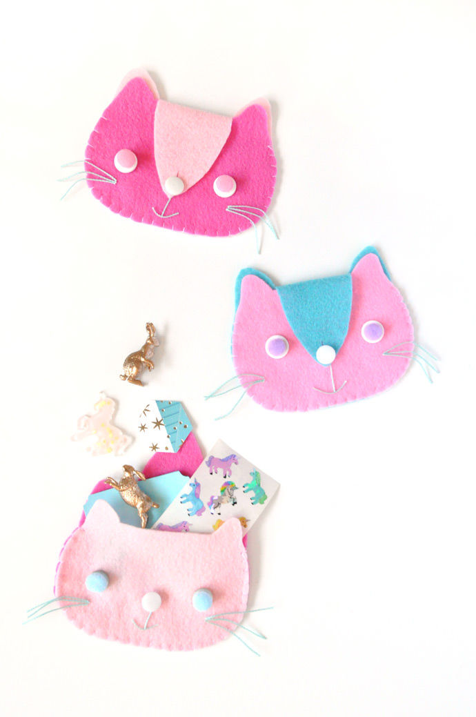 Ly hợp mèo con DIY