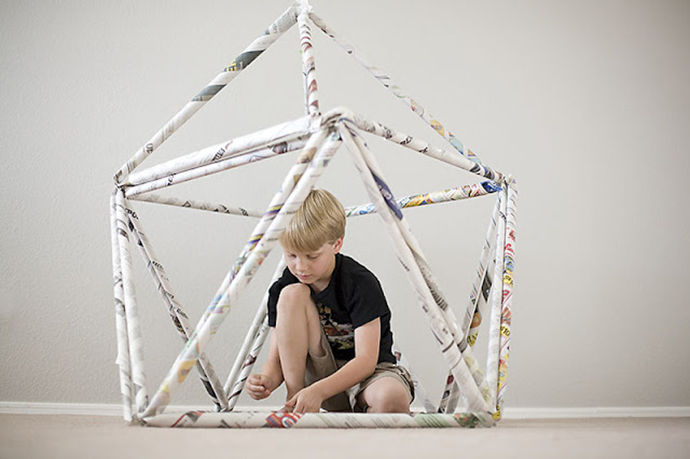 Pháo đài DIY cho trẻ em
