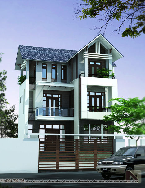 Thiết kế biệt thự tân cổ điển-pc01