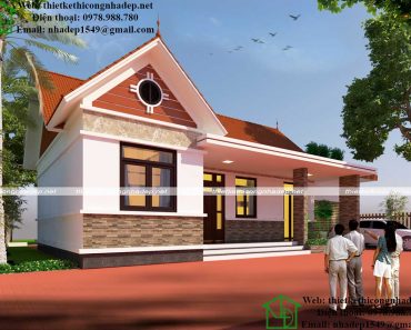biệt thự vườn 1 tầng 8x15