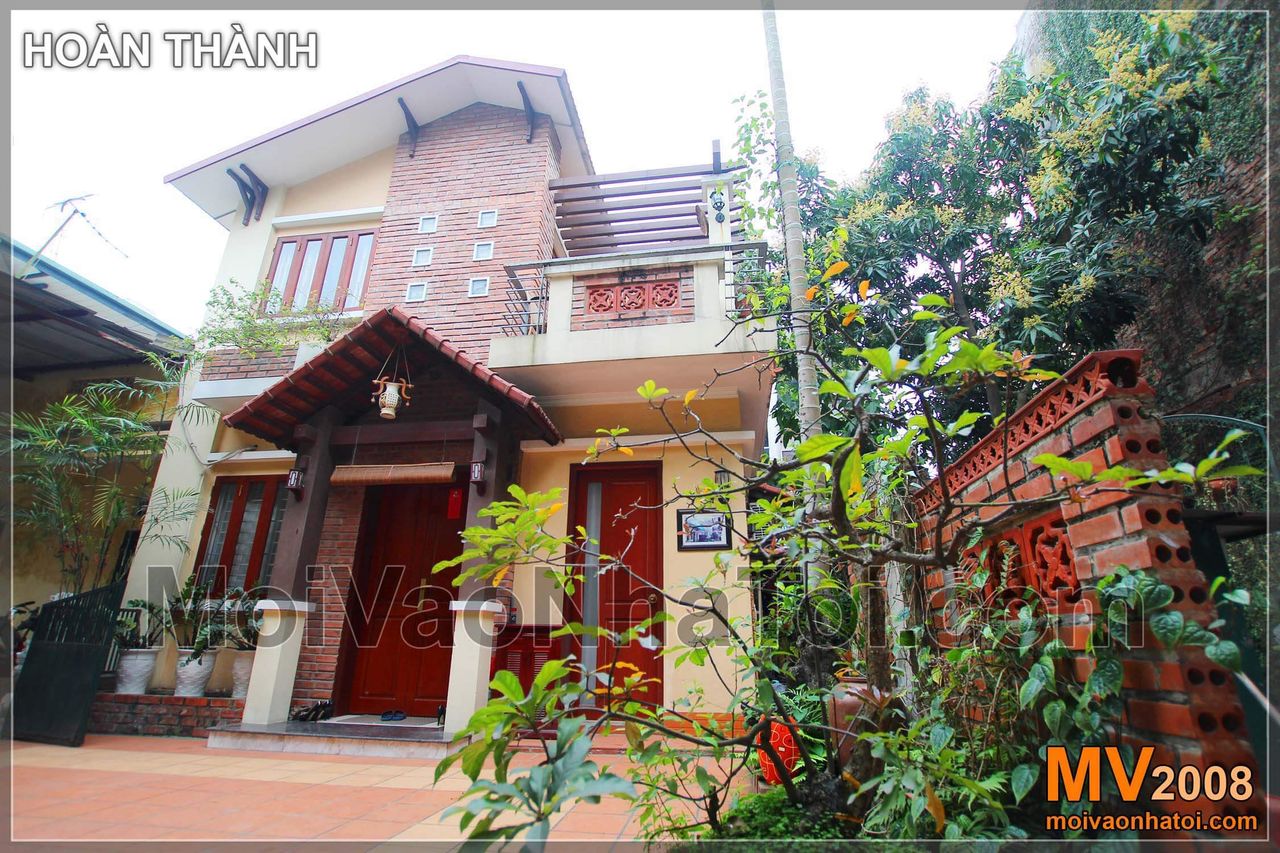 Để khi hoàn thành, biệt thự hòa nhập với khu vườn
