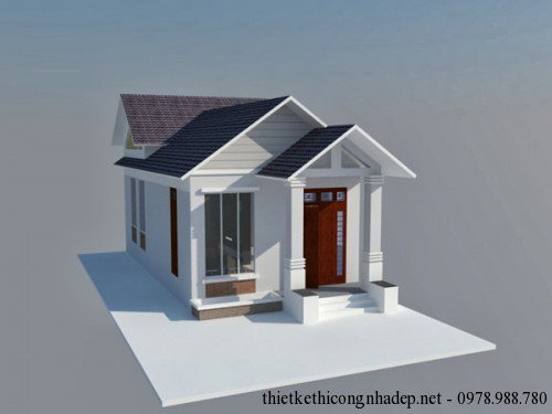 Phối cảnh nhà cấp 4 số 4