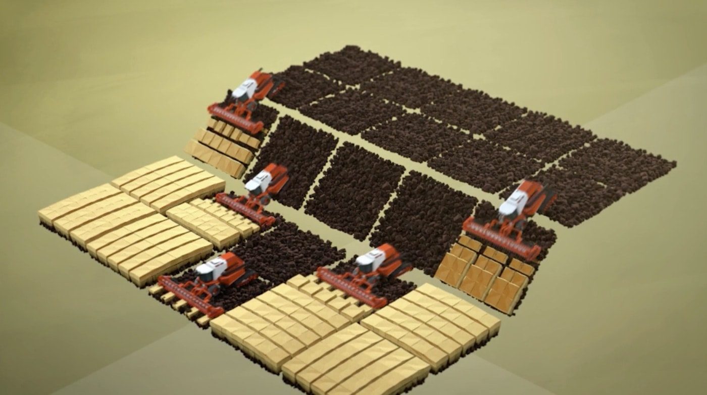 motion graphic pha trộn 3d và 2d