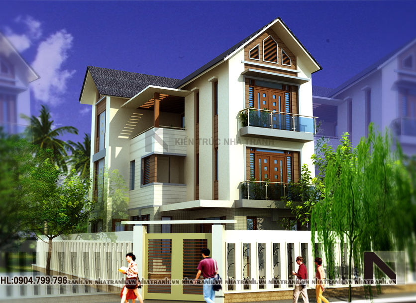 Thiết kế biệt thự tân cổ điển-pc01