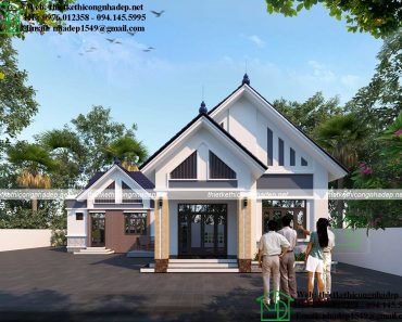 biệt thự vườn 1 tầng 13x16m