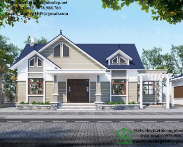 biệt thự vườn 1 tầng 9x15m