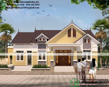 biệt thự vườn 1 tầng 10x17m