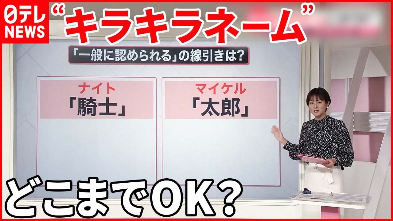 【指針】キラキラネーム「太郎（マイケル）」はダメです（ｷﾘｯ