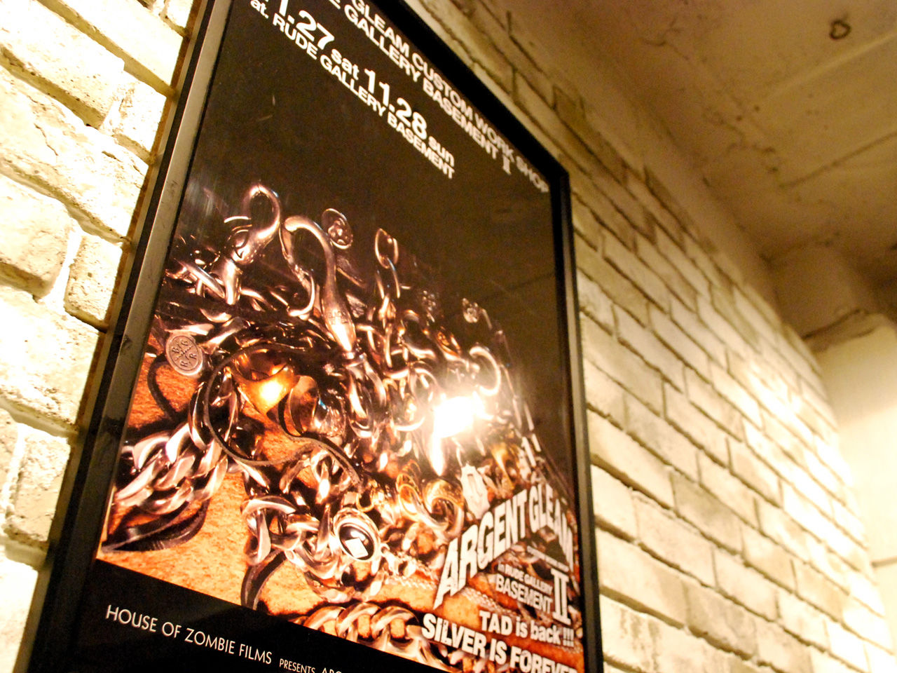 ARGENT GLEAM CUSTOM WORK SHOP in RUDE GALLERY BASEMENT 2 終了