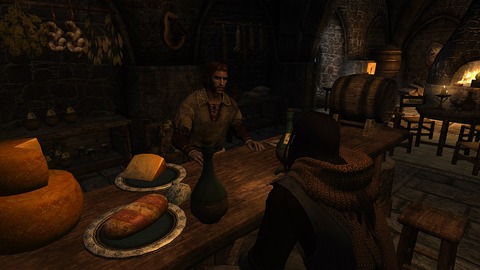 朝食をつまみながらの会話