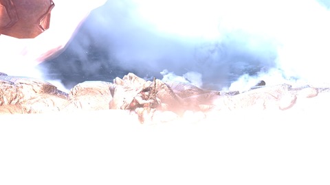 爆風に