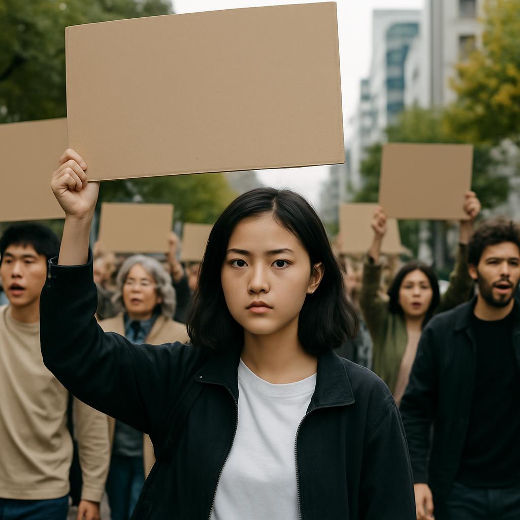 反戦デモ、国会周辺以外にも…全国各地で拡散 「元カレに戦地に行ってほしくない」18歳女性も訴え   |  時代のうねりに