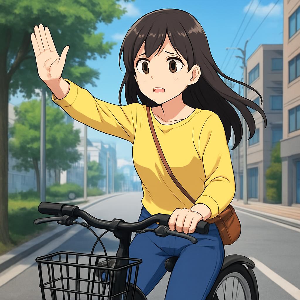 4月から自転車の「ハンドサインが義務化」と聞きました。習ったことないし片手運転で危ないですよね？
