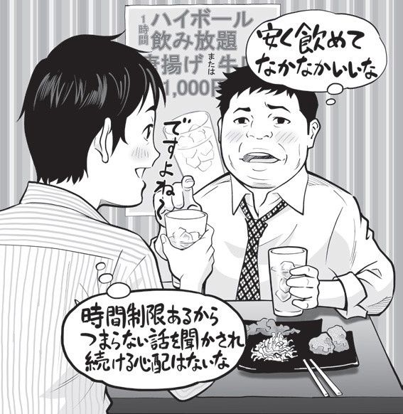 牛丼チェーン吉野家1080円と安価なハイボール飲み放題店舗を導入※60分間