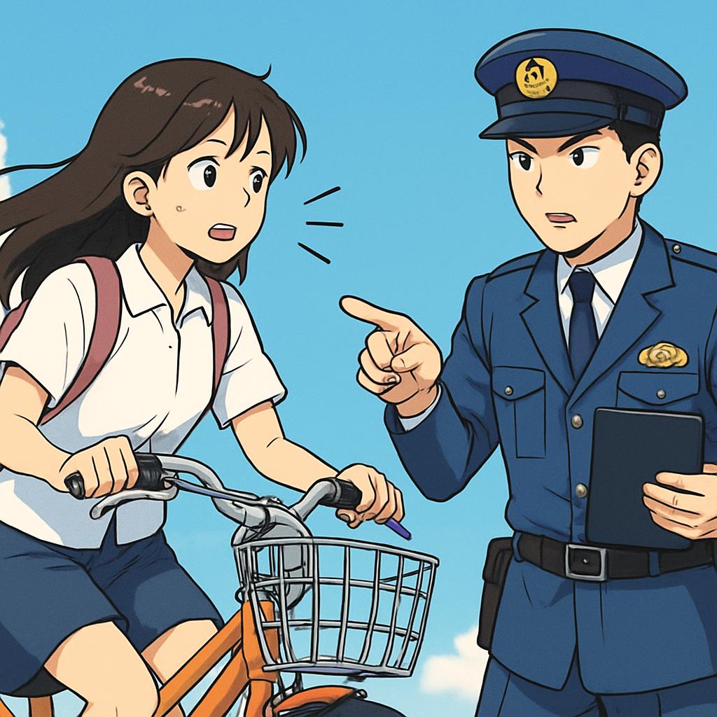 自転車「チリンチリン♪」→ハイ罰金3000円