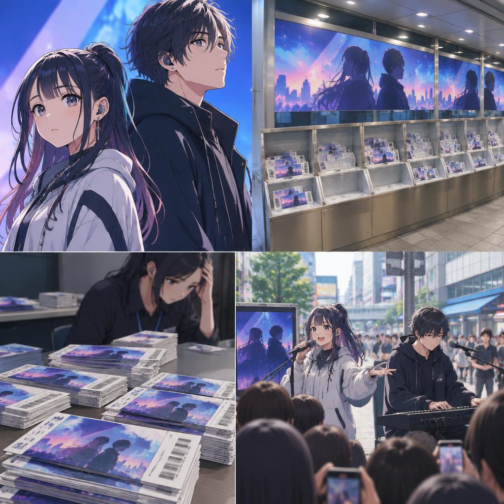 アニソン歌手「YOASOBI」ライブチケットが各所で大量売れ残り、路上ライブで宣伝も…   |  今どき札幌ドームを埋めれる奴っているの？