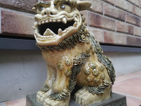木もれ陽のシーサー