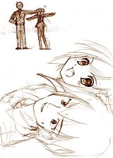 ハルヒとキョンの壁紙進行中